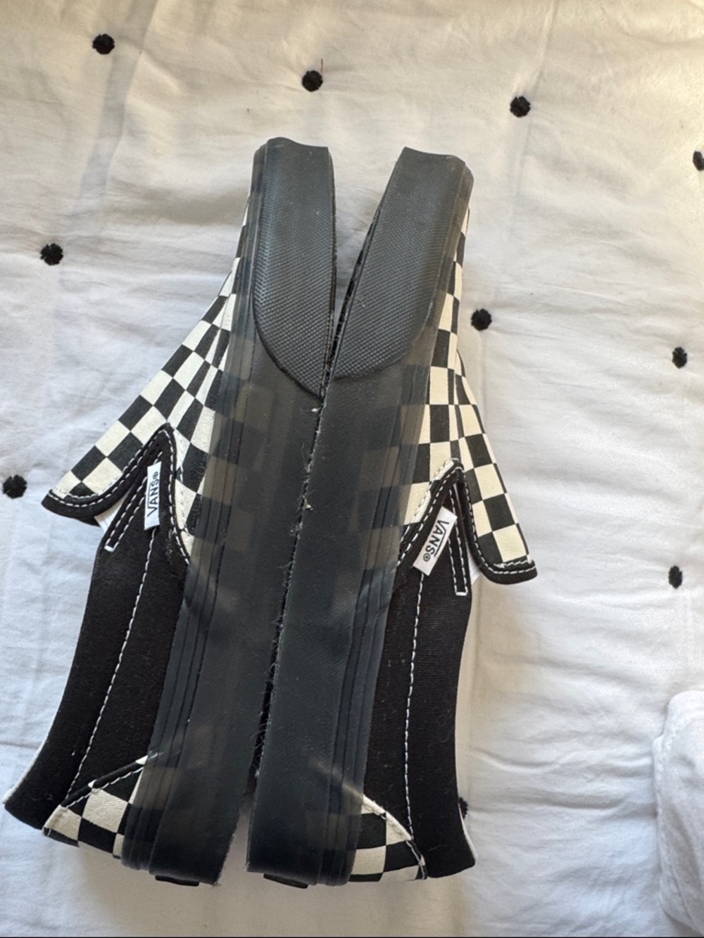 Come on and get in the Vans ....Slip-On Checkerboard Sneakers - - Picture 5 of 6